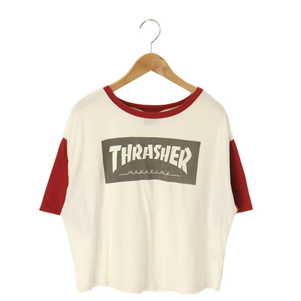 THRASHER 트레셔 / 코튼 / 반팔 티셔츠(SIZE : WOMEN M)