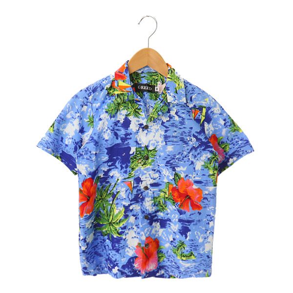 GREED 하와이안 / 반팔 셔츠(SIZE : KIDS 10)