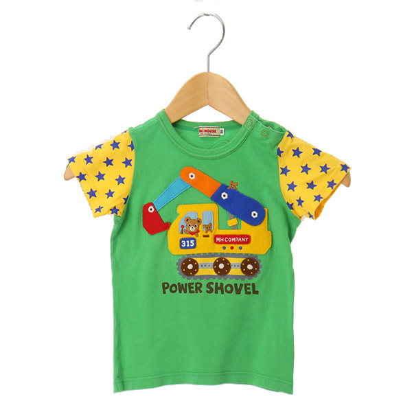 MIKI HOUSE 미키 하우스 / 코튼 / 반팔 티셔츠(SIZE : KIDS 90)