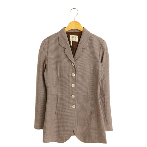 EASY 울,실크 / 자켓[ MADE IN ITALY ](SIZE : WOMEN M)