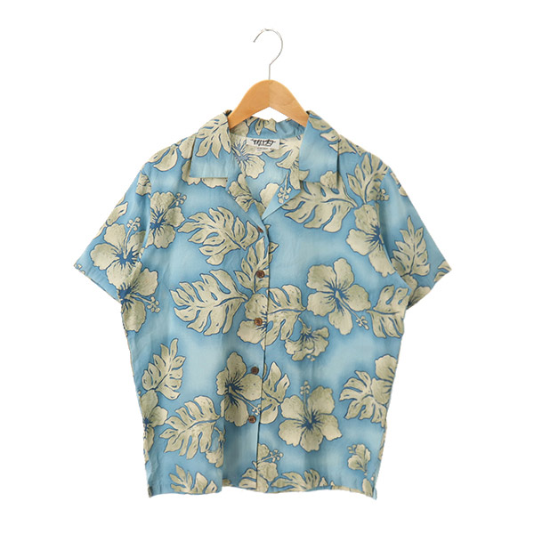 HAWAIIAN RESERVE COLLECTION 코튼 / 하와이안 / 반팔 셔츠[ MADE IN HAWAII ](SIZE : WOMEN S)