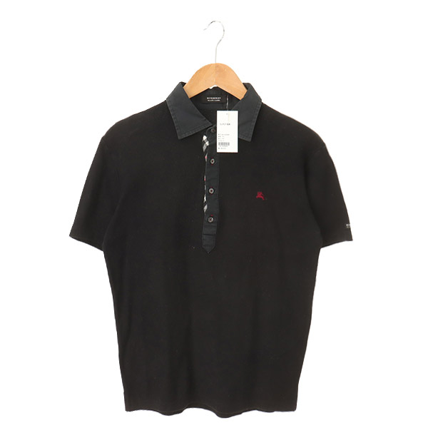 BURBERRY BLACK LABEL 버버리 블랙 라벨 / 코튼 / 반팔 티셔츠(SIZE : MEN M)